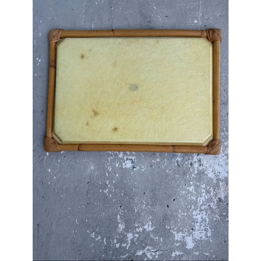 Vintage French ALPAC fiberglass tray